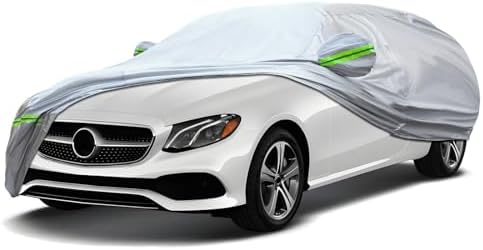 6-layer Full Car Cover Is All-weather Waterproof, Universal In All Seasons, Snow Prevention, Rainproof, Acid Rainproof, Sunscreen, Ultraviolet-proof, Universally Applicable To Sedan (196"-207")