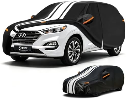 Kayme Heavy Duty Car Cover Custom Fit for Hyundai Tucson (2004-2026)