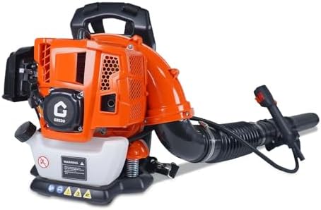 GarveeTech 43CC Gas Backpack Leaf Blower, 780CFM 270MPH for Yard Cleanup