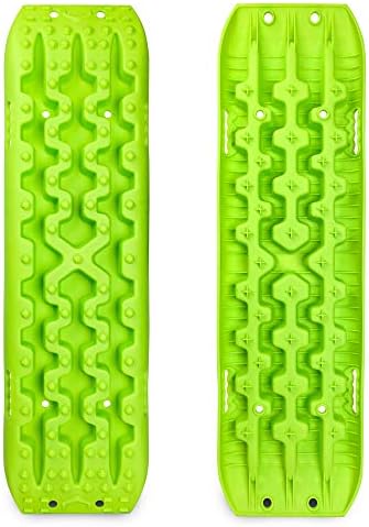 X-BULL New Recovery Traction Tracks Sand Mud Snow Track Tire Ladder 4WD (Peak Green,3gen)