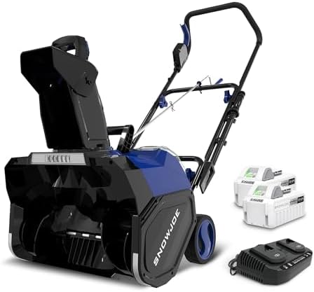 Snow Joe IONMAX 48V Cordless Electric Snow Blower Machine, 24V-X2-SB18-GO
