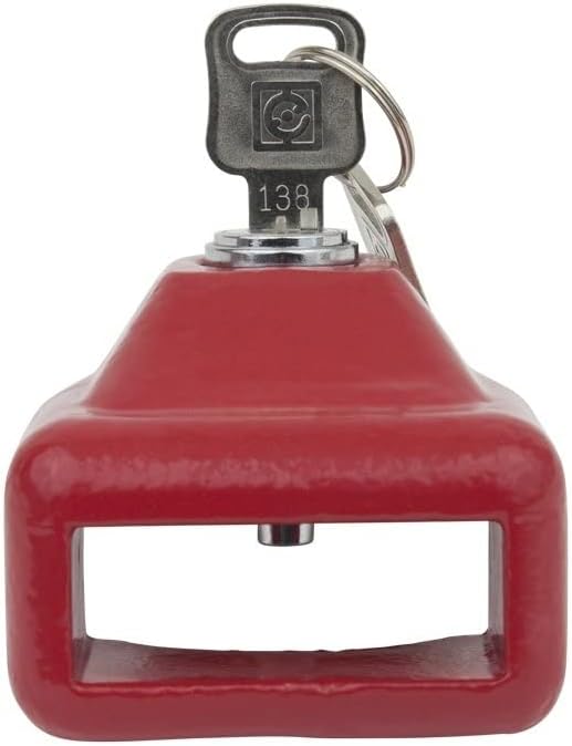 Mytee Products 4 Pack Glad Hand Lock Without Keyed Alike for Air Brake Security, Cast Iron Trailer Emergency Brake Lock for Semi Trucks, Tractor Trailers & Commercial Vehicle Security