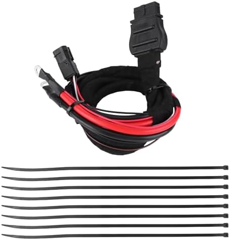4 Pin Truck Side & Plow Side Battery Cable Wiring Harness 42014 42015 Battery Cable Set Compatible for Western Fisher Snowex V-Blade