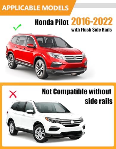 KINGGERI 300lbs Roof Racks Cross Bars for Honda Pilot 2016-2022