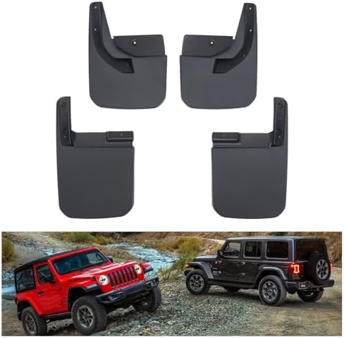 Kiwi Master Mud Flaps for 2018-2026 Jeep Wrangler JL (Not Willys/Rubicon)