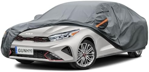 GUNHYI Premium Car Cover Custom Fit Kia Forte, Kia K4 Sedan