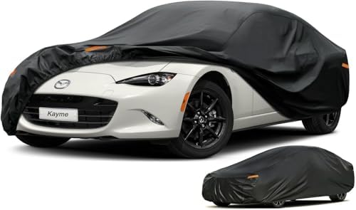 Kayme Sports Car Cover Waterproof All Weather - See Size Chart - Size C1