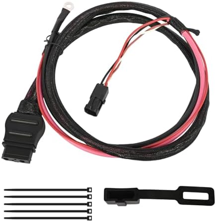 42014 4 Pin Battery Cable Truck Side Compatible with Fisher Western Snowex V-Blade Straight Blade, Expandable Plows