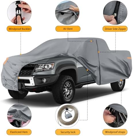 Waterproof Truck Cover Replace for Chevy Colorado CrewCab 6.1ft