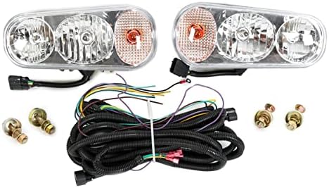 ECOTRIC Halogen Snow Plow Lights Kit Compatible with Boss Western Meyer