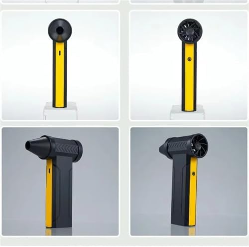 Cordless Leaf Blower, Electric Air Blower 160000RPM Powerful Snow High-Speed Dust Fan Mini Turbo Jet Handheld Brushless Motor Car Dryer