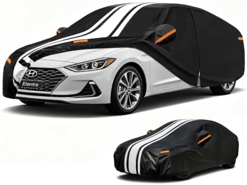 Kayme Heavy Duty Car Cover for Hyundai Elantra Waterproof All Weather