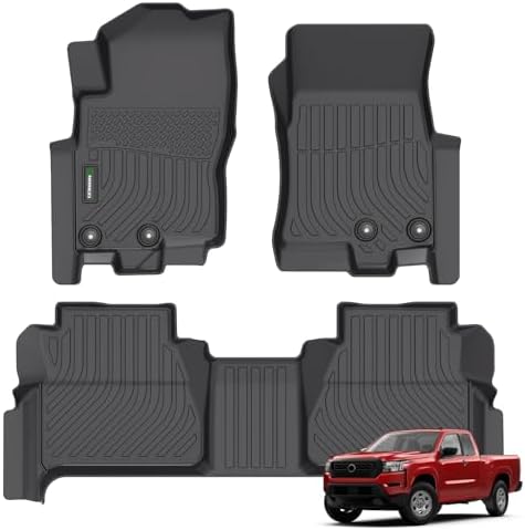 ANBINGO® Floor Mats for Nissan Frontier 2026-2022 Crew Cab