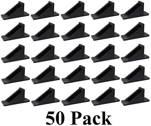V2-MINI Roof Guard Snow Guard Prevent Sliding Ice Snow Stop Buildup Plastic Multipack-Multicolor (50, Black)