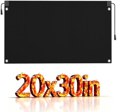 Heated Snow Melting Mat,20"x30" Snow Melting Mats for Decks and Sidewalks