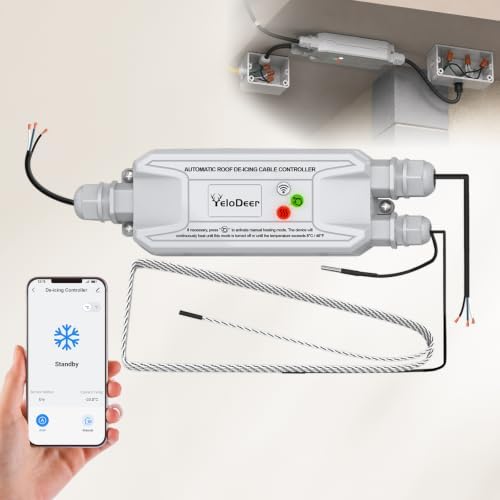 WiFi 208V~240V Smart Roof DeIcing Cable Temperature Controller