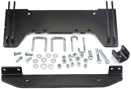 WARN 63936 Powersports ATV Center Kit Snow Plow Mount , Black