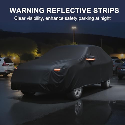 X AUTOHAUX Waterproof Full Car Cover for Mazda CX-5 210D-PU w/Door Zipper