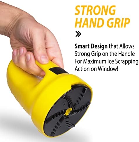 ZONETECH Electric Snow Ice Scraper USB Rechargeable - Premium Quality Automotive Portable Cordless for Car Windshield Glass Frost Removal, Defrosting Deicing Cleaning Tool Christmas Stocking Stuffer