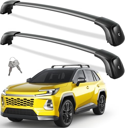 Wonderdriver 330lbs Lockable Roof Rack Cross Bars for 2026 Toyota RAV4