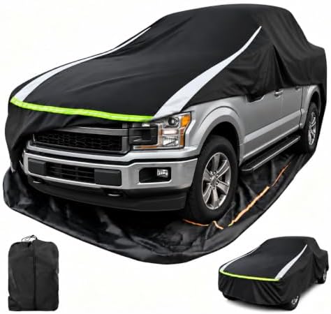 Full Enclosed Truck Cover Waterproof All Weather Fit Length 212-226 inch