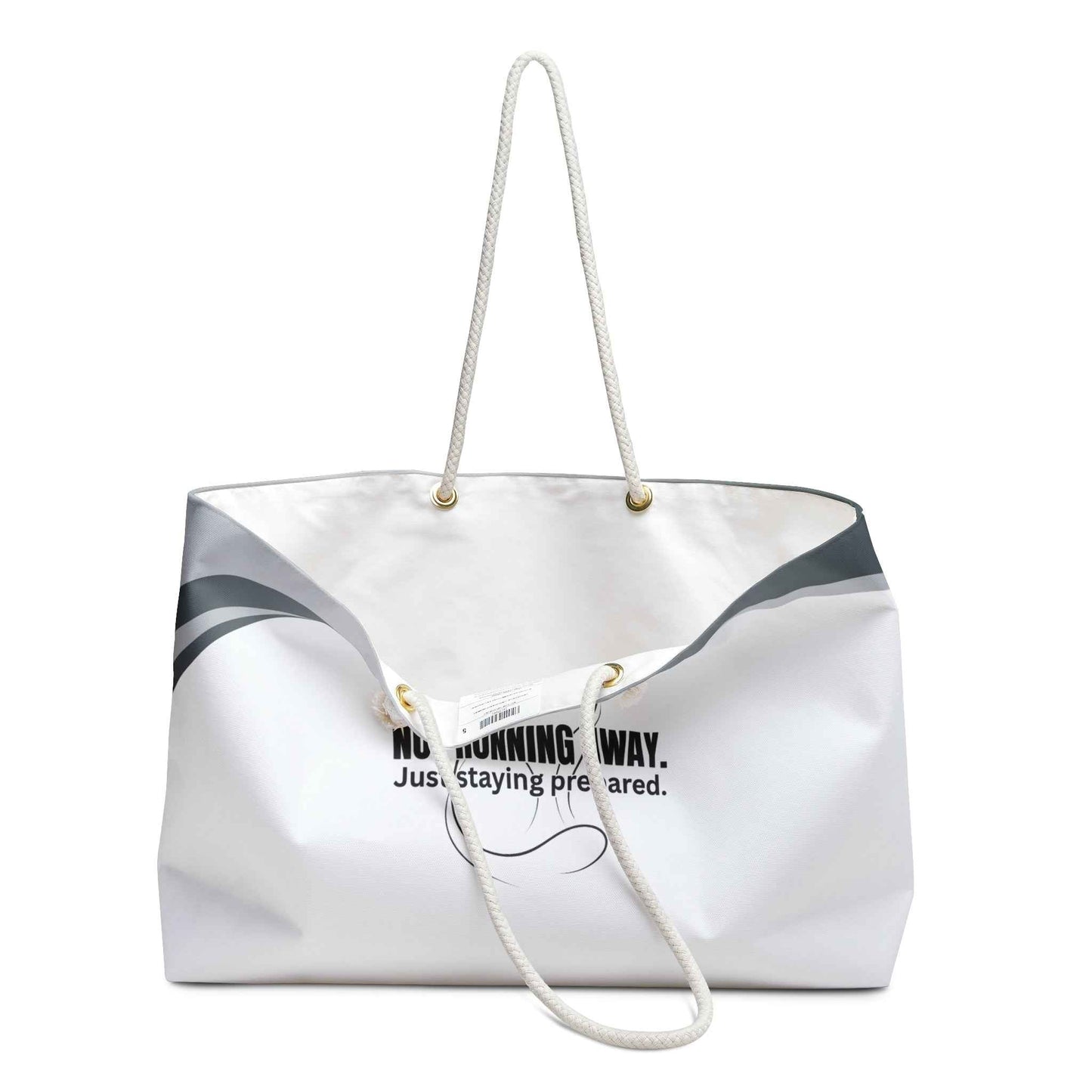 Not Running Away Weekender Bag
