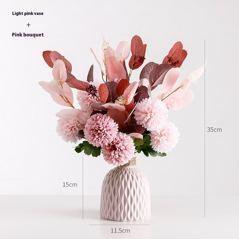 Light Luxury Ceramic Vase Decoration Living Room Bedroom Room Female Decoration