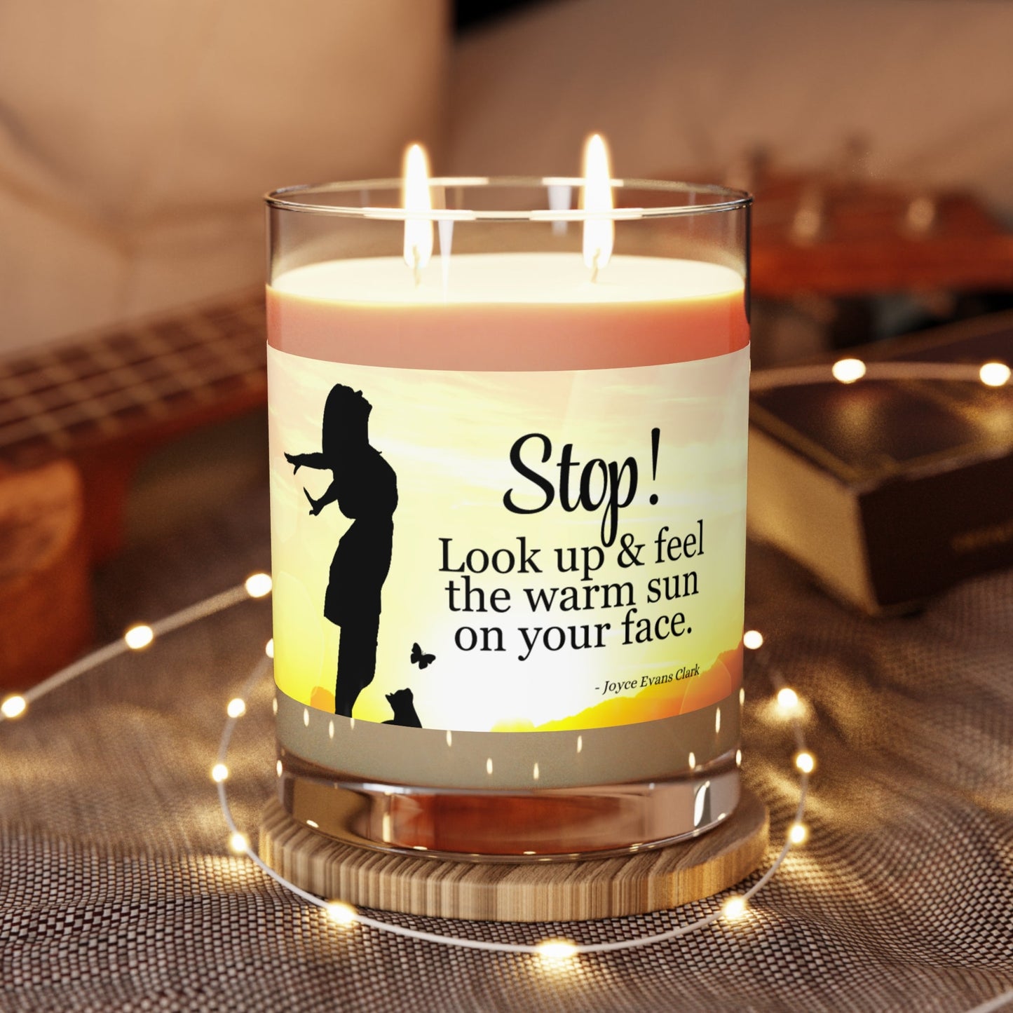 Stop. Look Up Candle | Inspirational Soy Candle