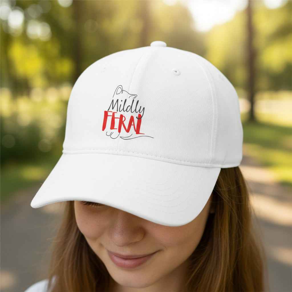 Mildly Feral Dad Hat — Socially Acceptable Chaos Edition