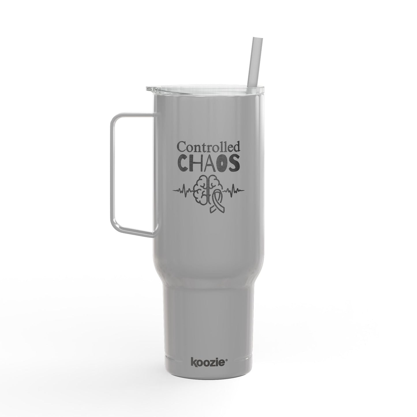 Controlled Chaos 40oz Tumbler – Neurostrong Insulated Travel Mug