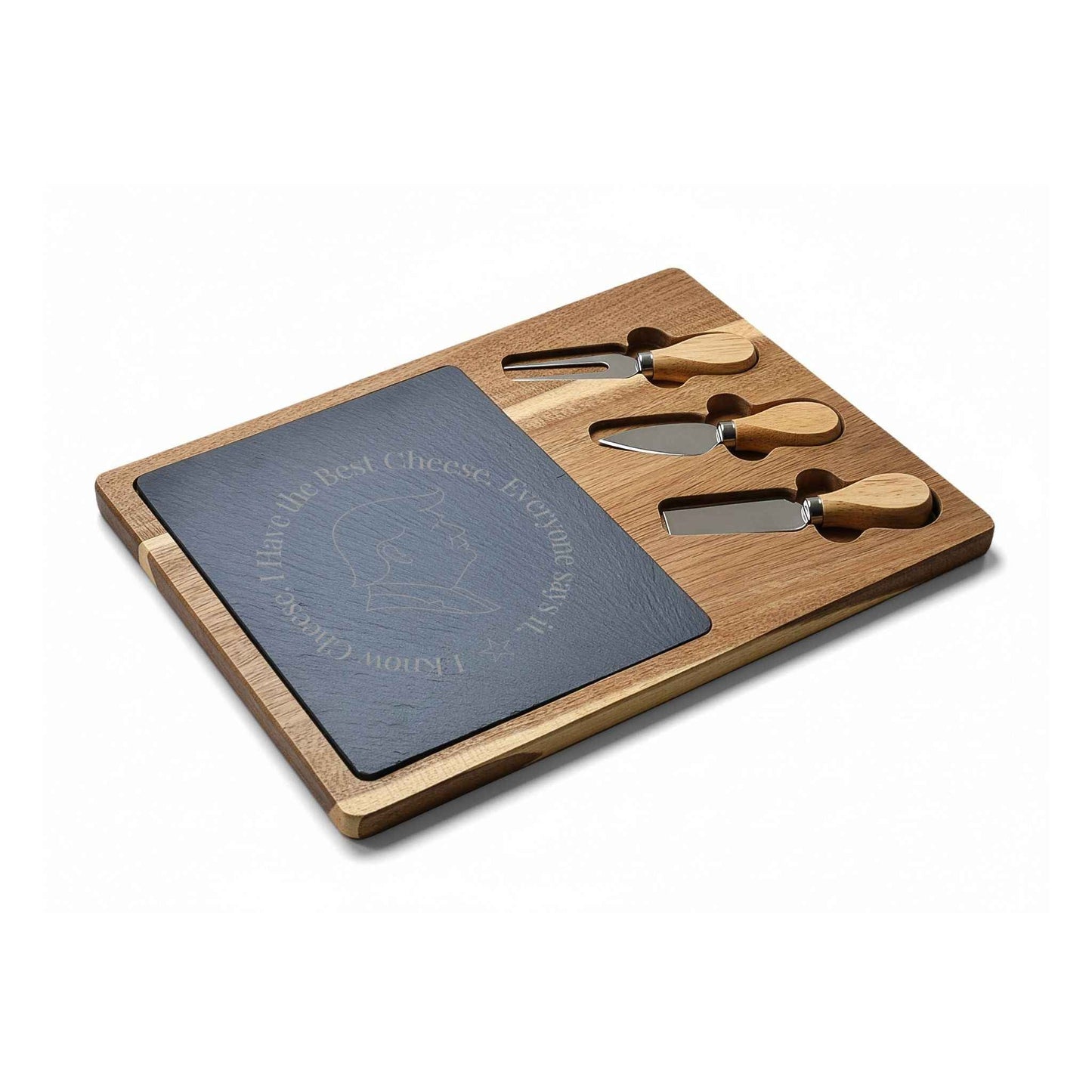 I Know Cheese Charcuterie Board – Funny Engraved Board