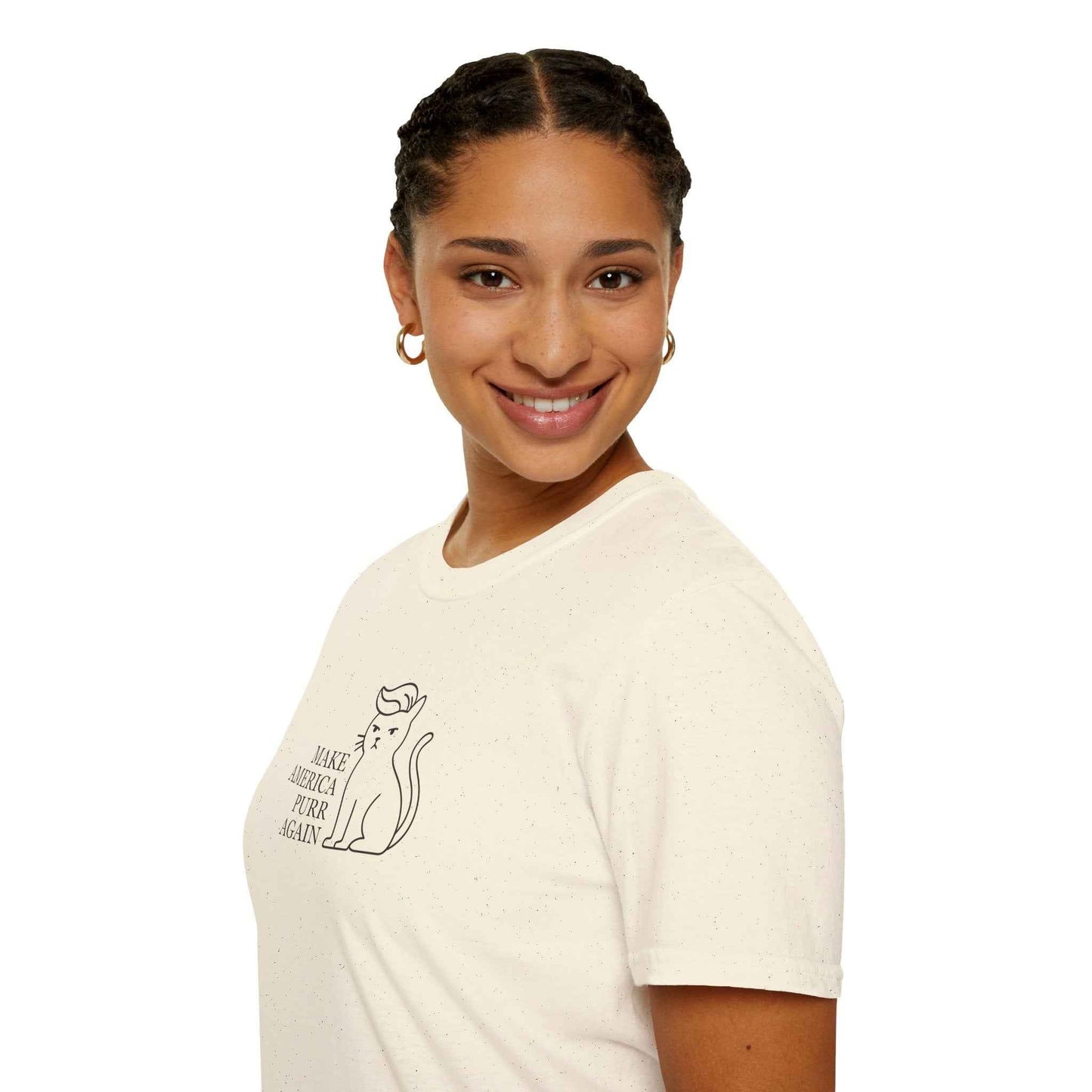 Make America Purr Again T-Shirt – Funny Cat Parody Tee