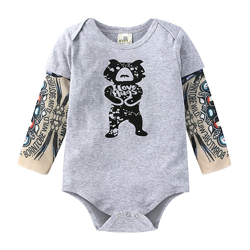 Baby cotton romper