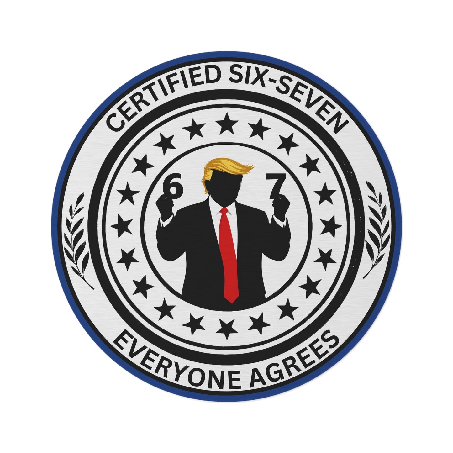 Certified Six–Seven – Round Statement Rug