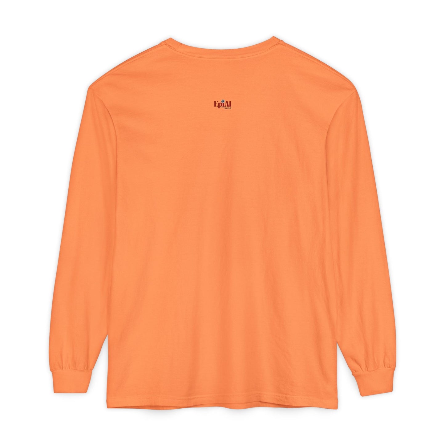 Happy Halloween Cat Long Sleeve Tee for Festive Cat Lovers