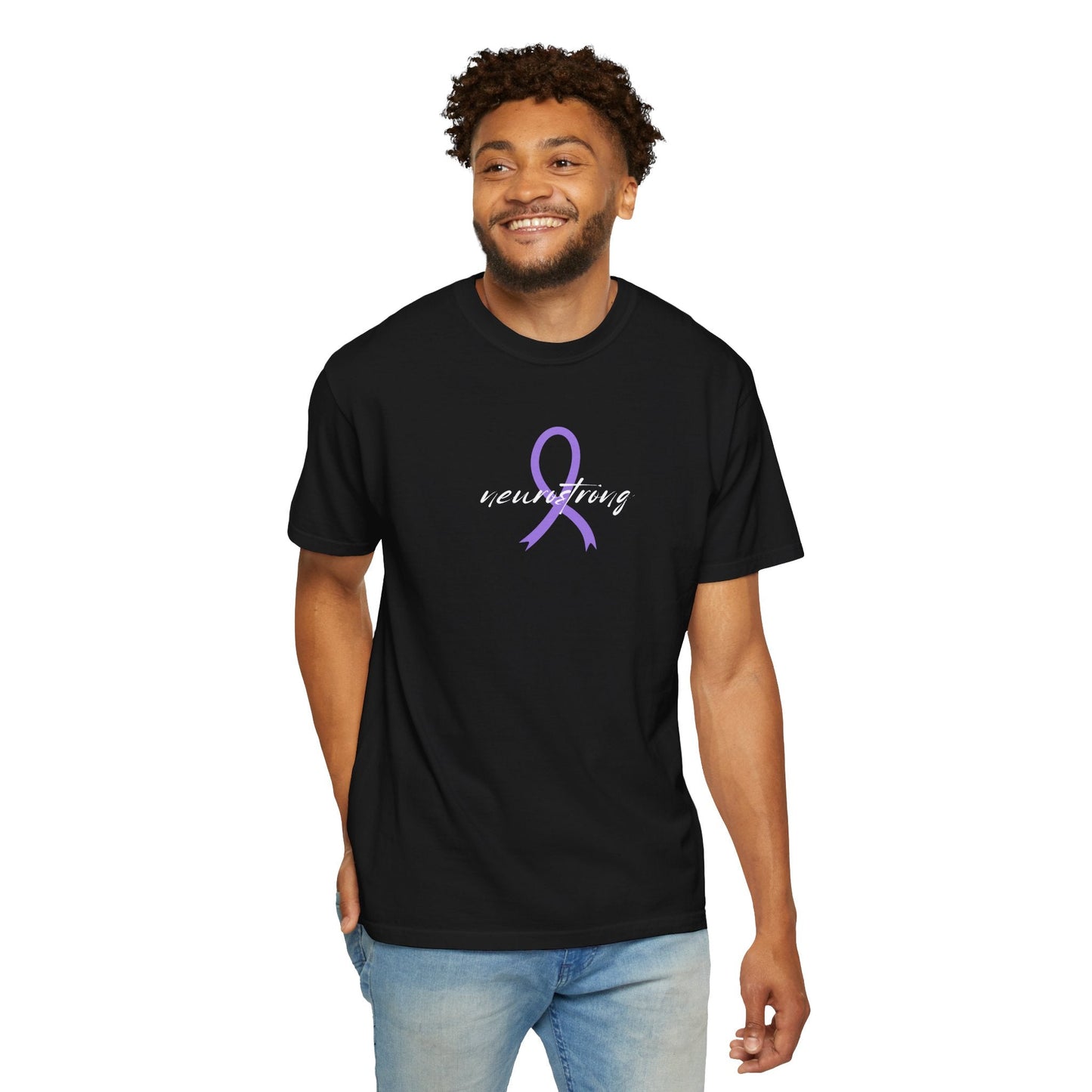 Neurostrong Epilepsy Awareness T-Shirt | Purple Ribbon Tee
