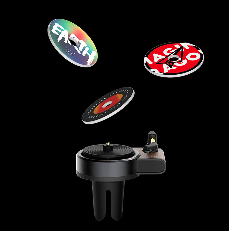 Retro Record Player Car Air Freshener Decoration