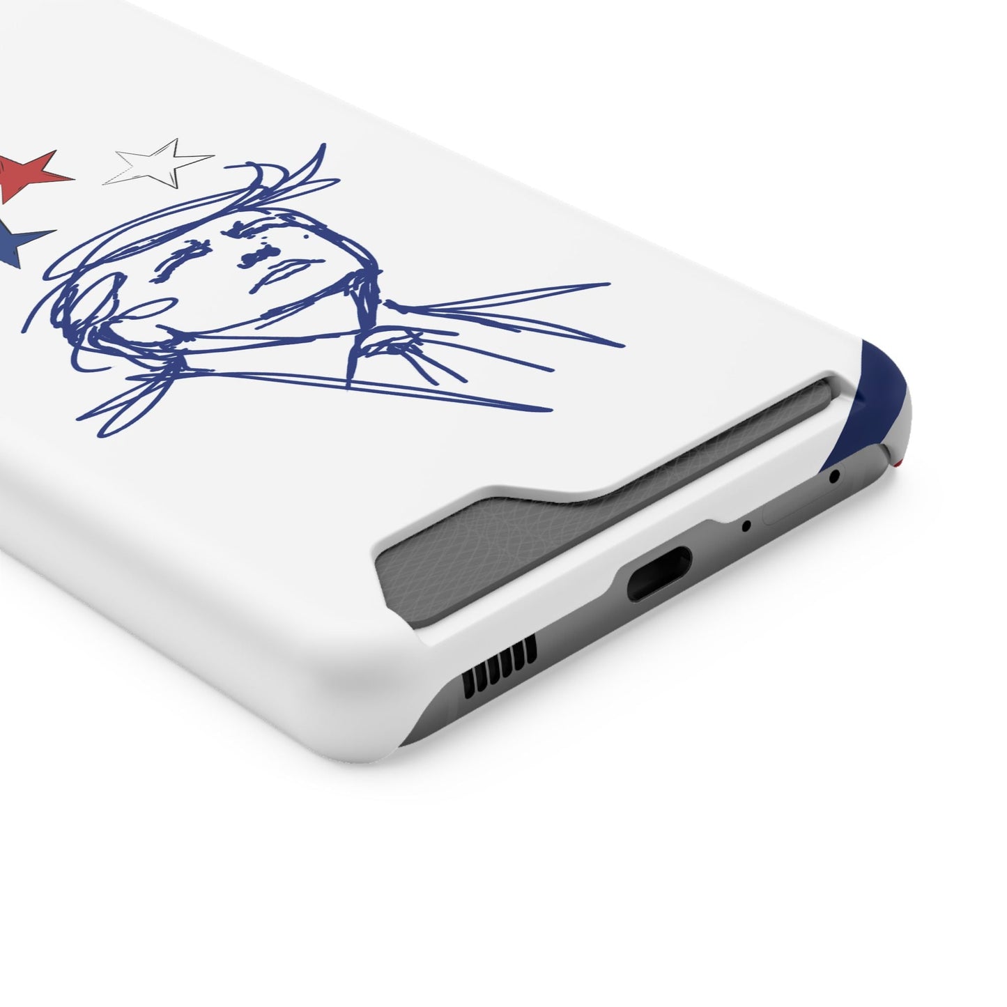 Minimal Line Portrait Samsung Case — Say Less Edition