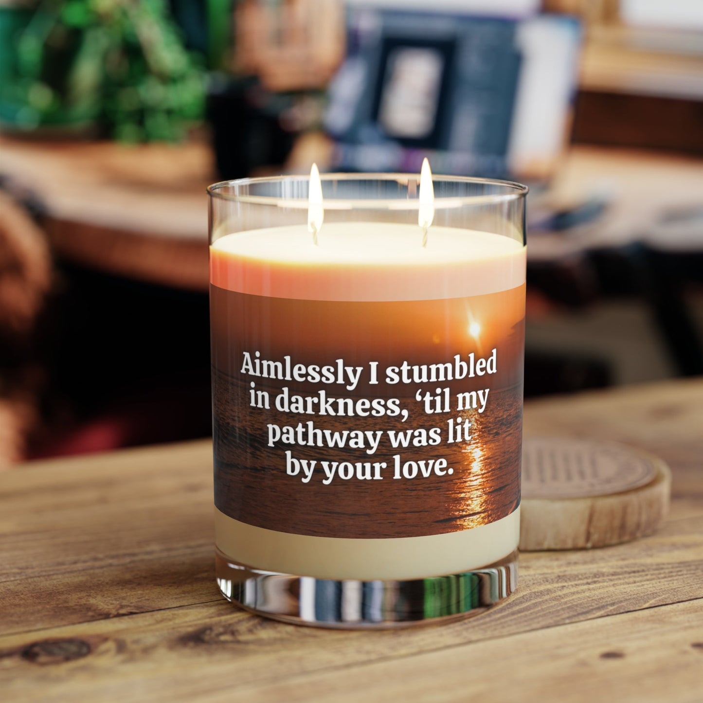 “Aimlessly I Stumbled” Candle | Romantic Quote Soy Candle