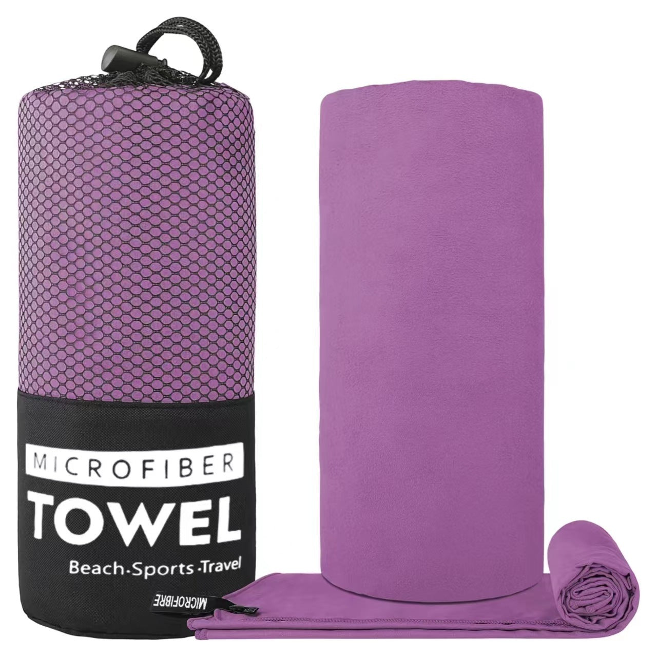 Double-sided Velvet Quick-drying Microfiber Portable Towel