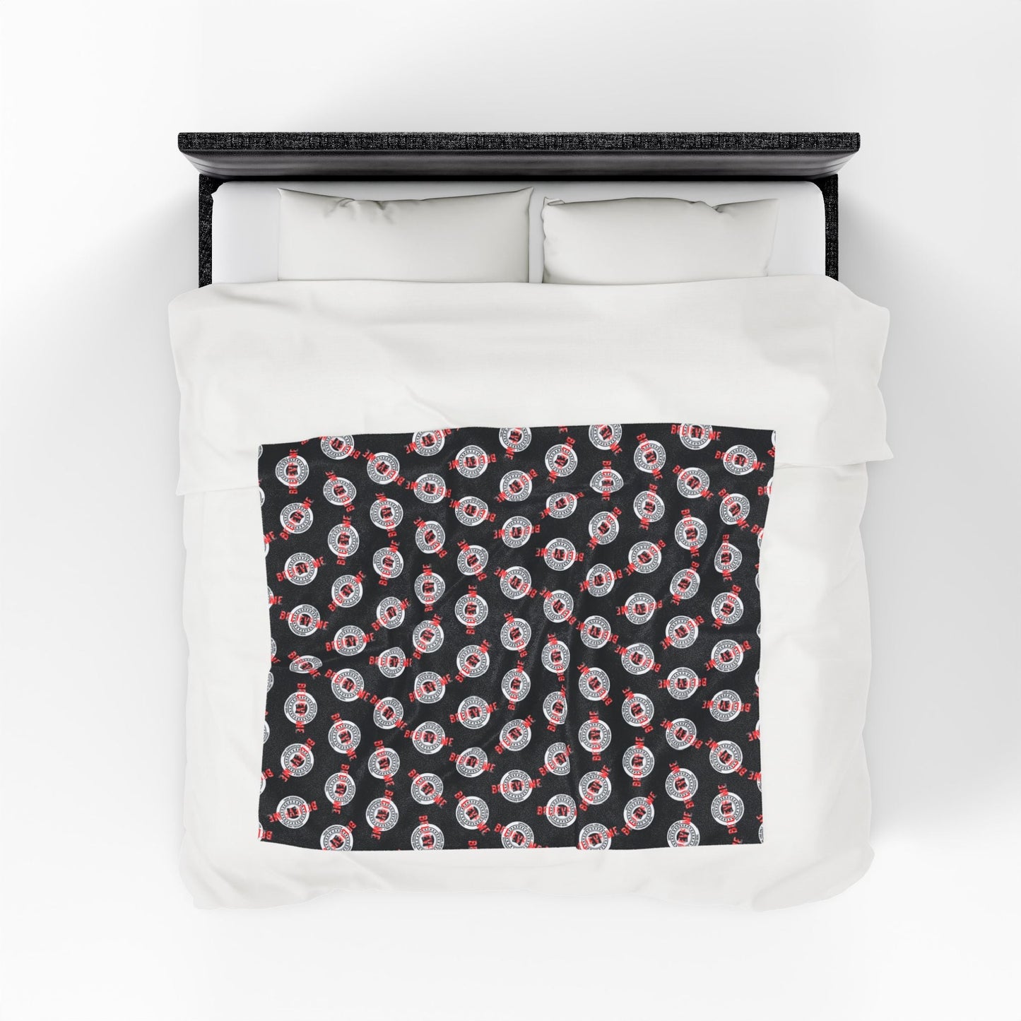 “Believe Me” Official Seal Velveteen Blanket – Political Parody Throw