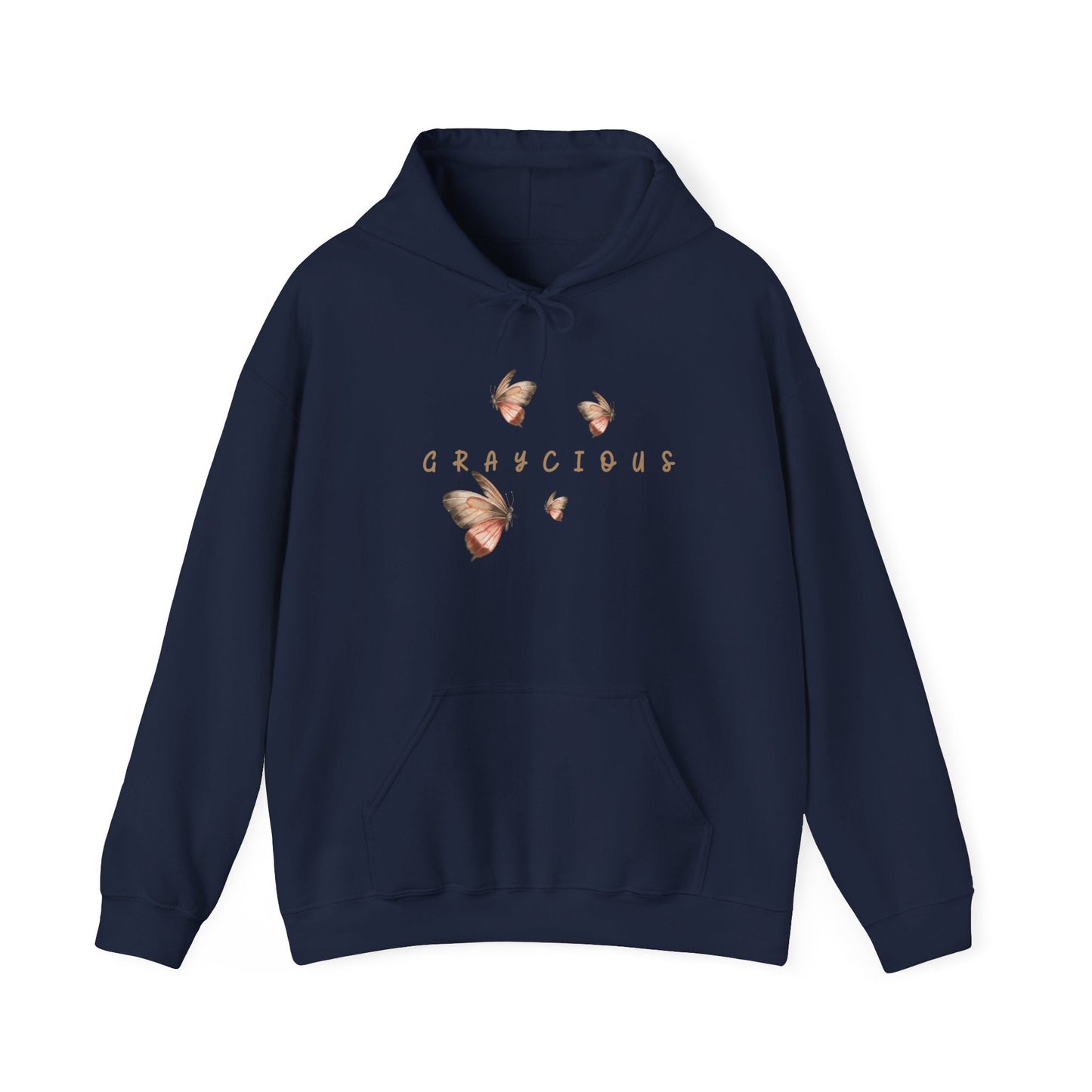 Butterfly Graphic Unisex Hoodie, Cozy Sweatshirt for Nature Lovers, Perfect Gift for Her, Birthday, Casual Wear, Spring Fashion
