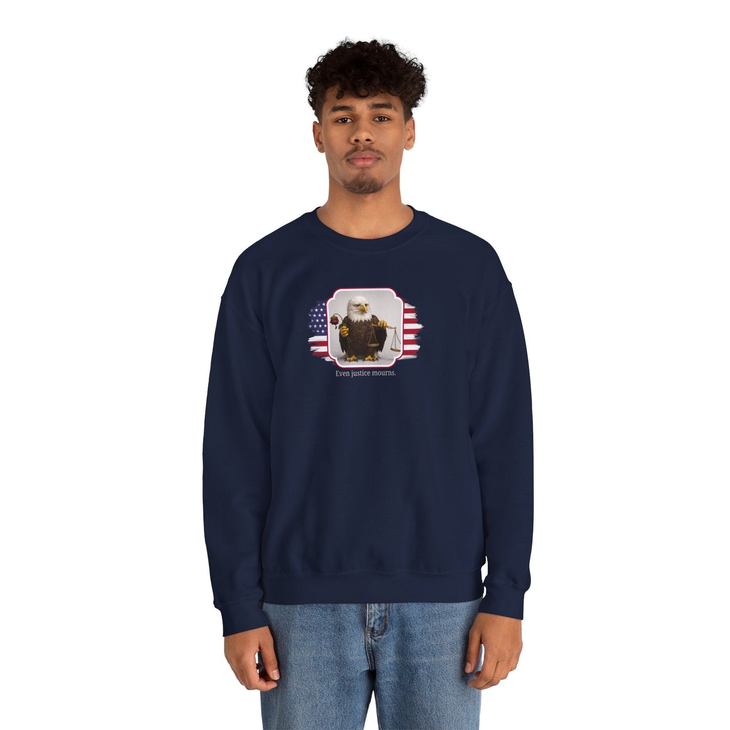 Even Justice Mourns Political Parody Sweatshirt
