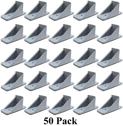 V2-MINI Roof Guard Snow Guard Prevent Sliding Ice Snow Stop Buildup Plastic Multipack-Multicolor (50, Light Grey)