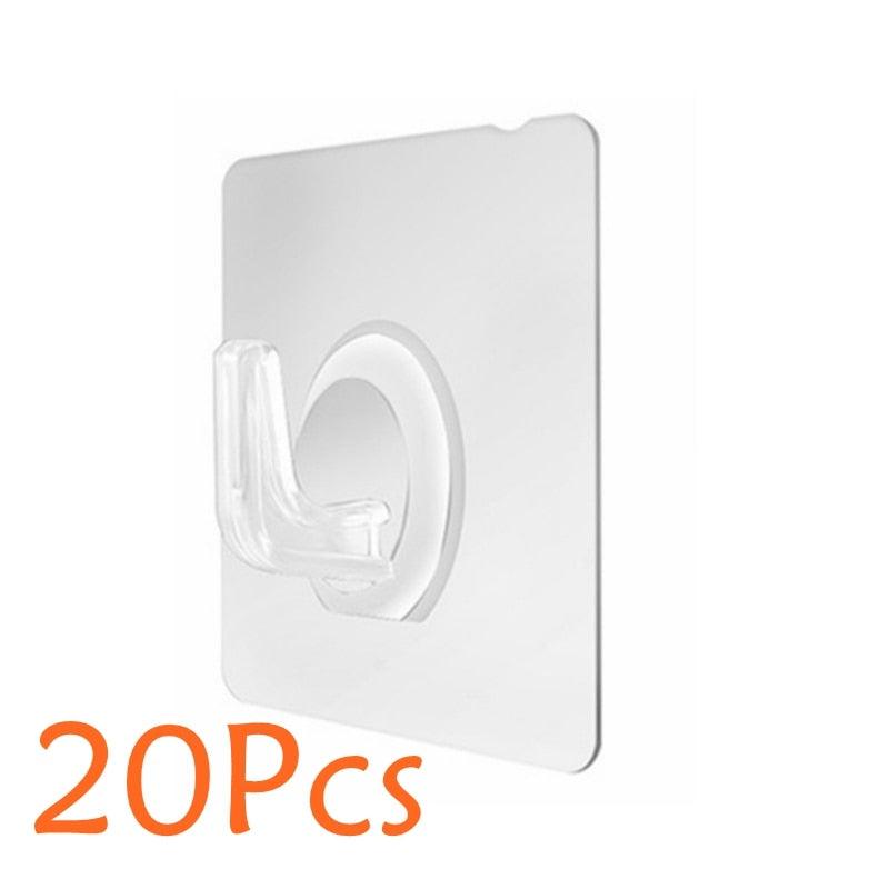 5/10/20 Pcs Wall Storage Hook Punch-free Power Plug Socket Holder Kitchen Stealth Hook Wall Adhesive Hanger Bathroom Wall Storage Hook Power Plug Socket Holder Wall Adhesive Hanger Home Office