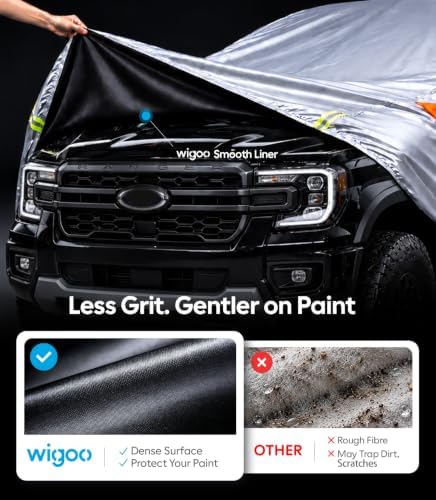 Wigoo Ford Ranger Truck Cover 2019-2026, Waterproof All Weather Protection