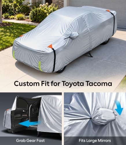 Wigoo Toyota Tacoma Truck Cover 2016-2026, Waterproof All Weather
