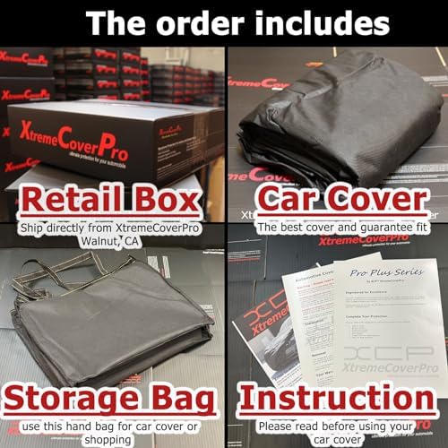 Car Cover fit 2014-2018 GMC Sierra HD Crew Cab 8ft Bed Dually ProPlus BLK