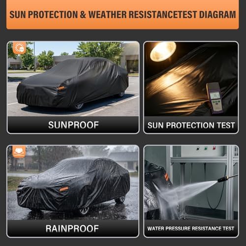 Kayme SUV Car Cover Waterproof All Weather - See Size Chart - Size S5