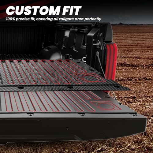 LASFIT Tailgate Mat for Toyota Tundra 2022-2026 (Not Fit Drop-in Liners)